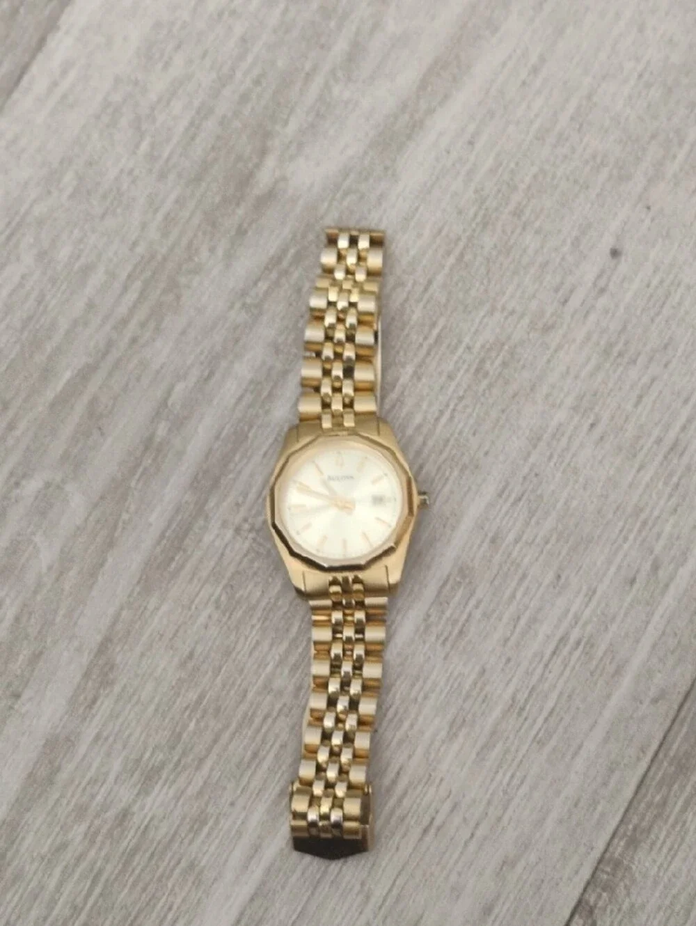Bulova Gold-Tone Women's Bracelet Watch with Champagne Dial